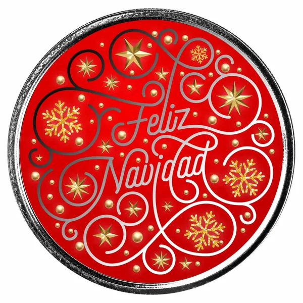 2025 Christmas Color Bullion Round Feliz Navidad 2 Web